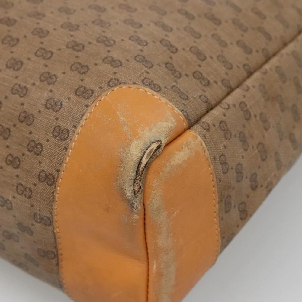 GUCCI Micro GG Canvas Tote Bag Pvc Beige Gold 002 123 002 123 - Picture 11 of 16